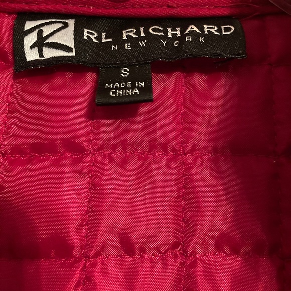 RL Richard Red Quilted Vest - Picture 3 of 3
